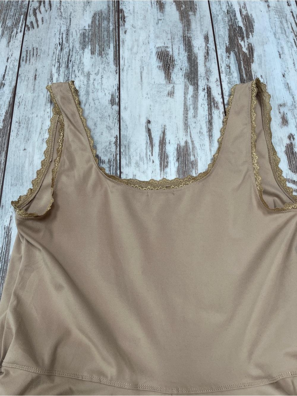 NWT Wild Fable Game Day Lace Drop Waist Skort Dress - XXL Tan - Picture 10 of 14